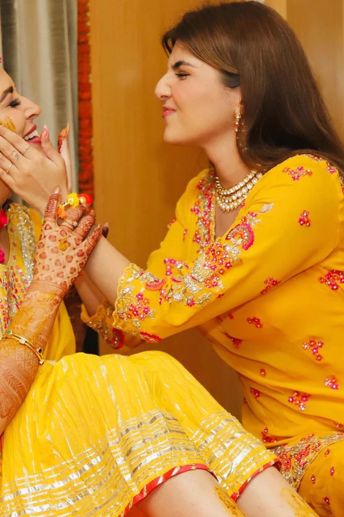 Ashi Khanna in Mustard Georgette Garara Set With Georgette Dupatta