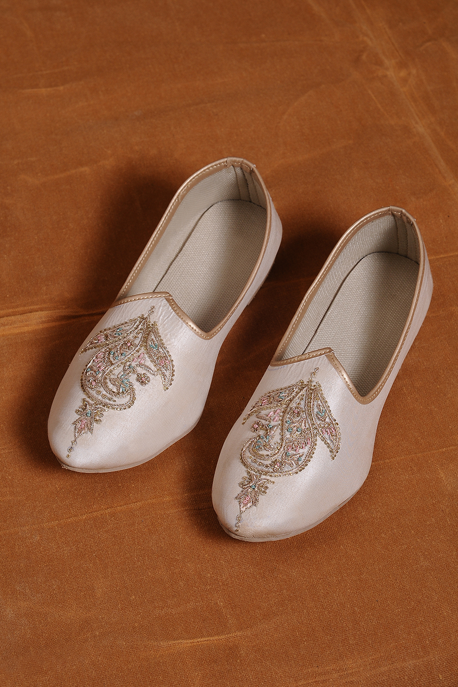 Blush Pink Tafetta Silk Embroidered Sherwani Kurta Trouser Set