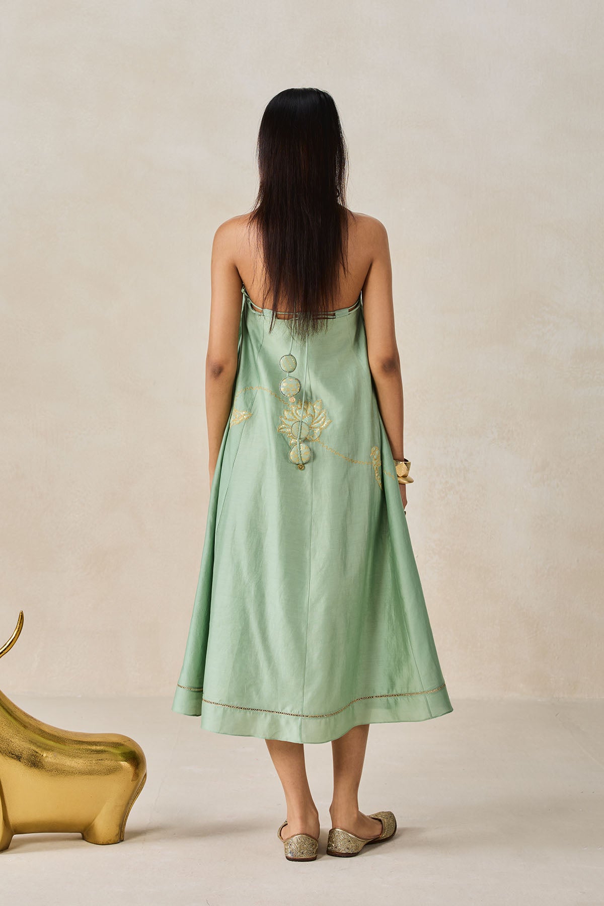 Sage Green Midi Dress