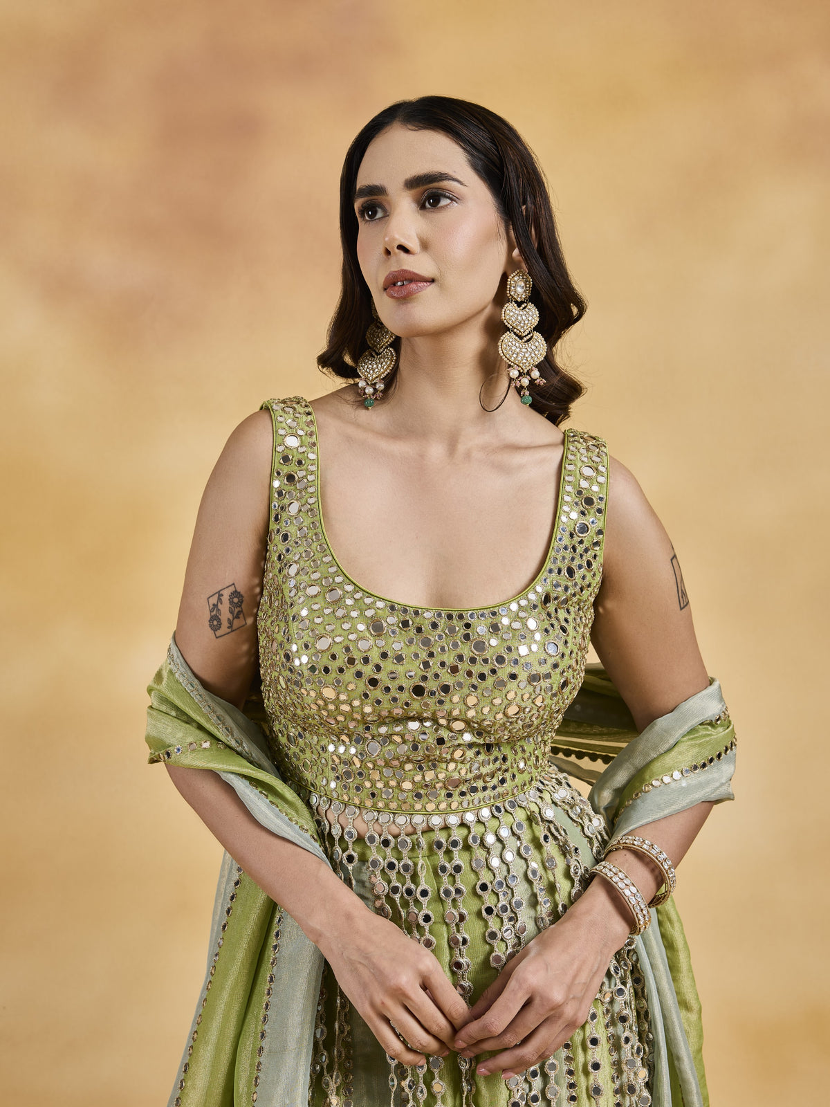 Aqua Lime Sherara Set