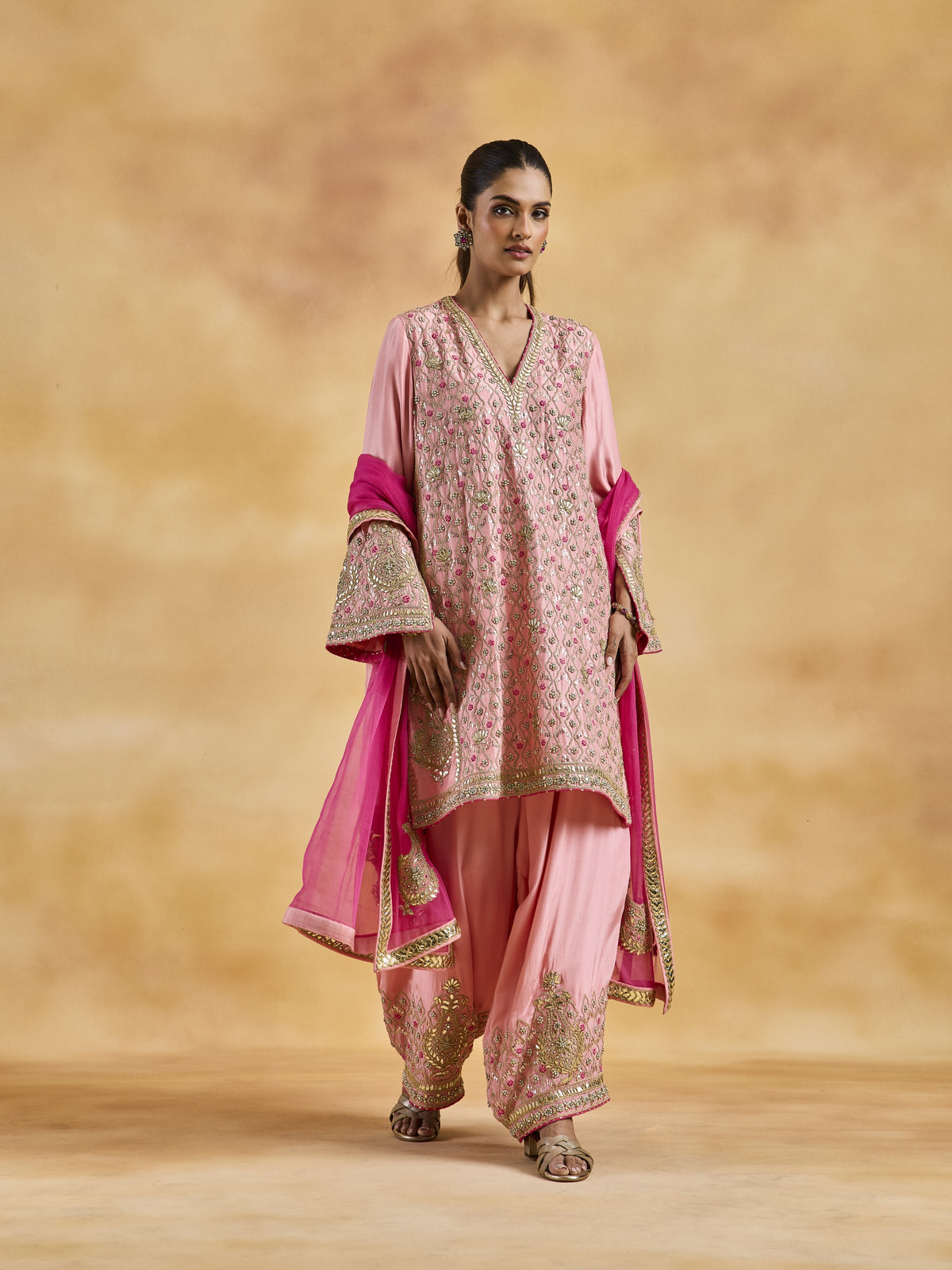 Soft Peach Kurta Set