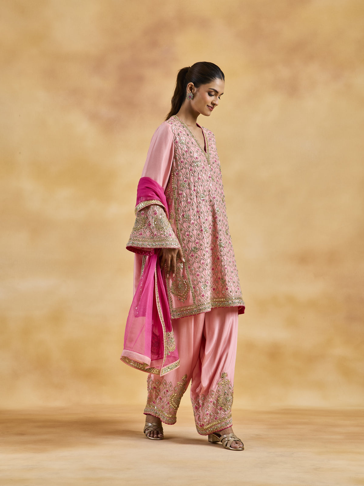 Soft Peach Kurta Set