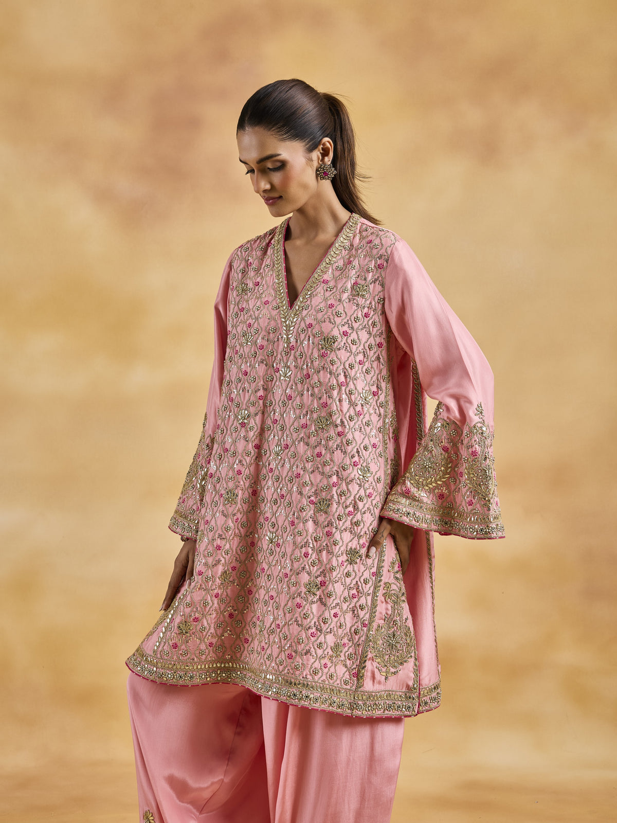 Soft Peach Kurta Set