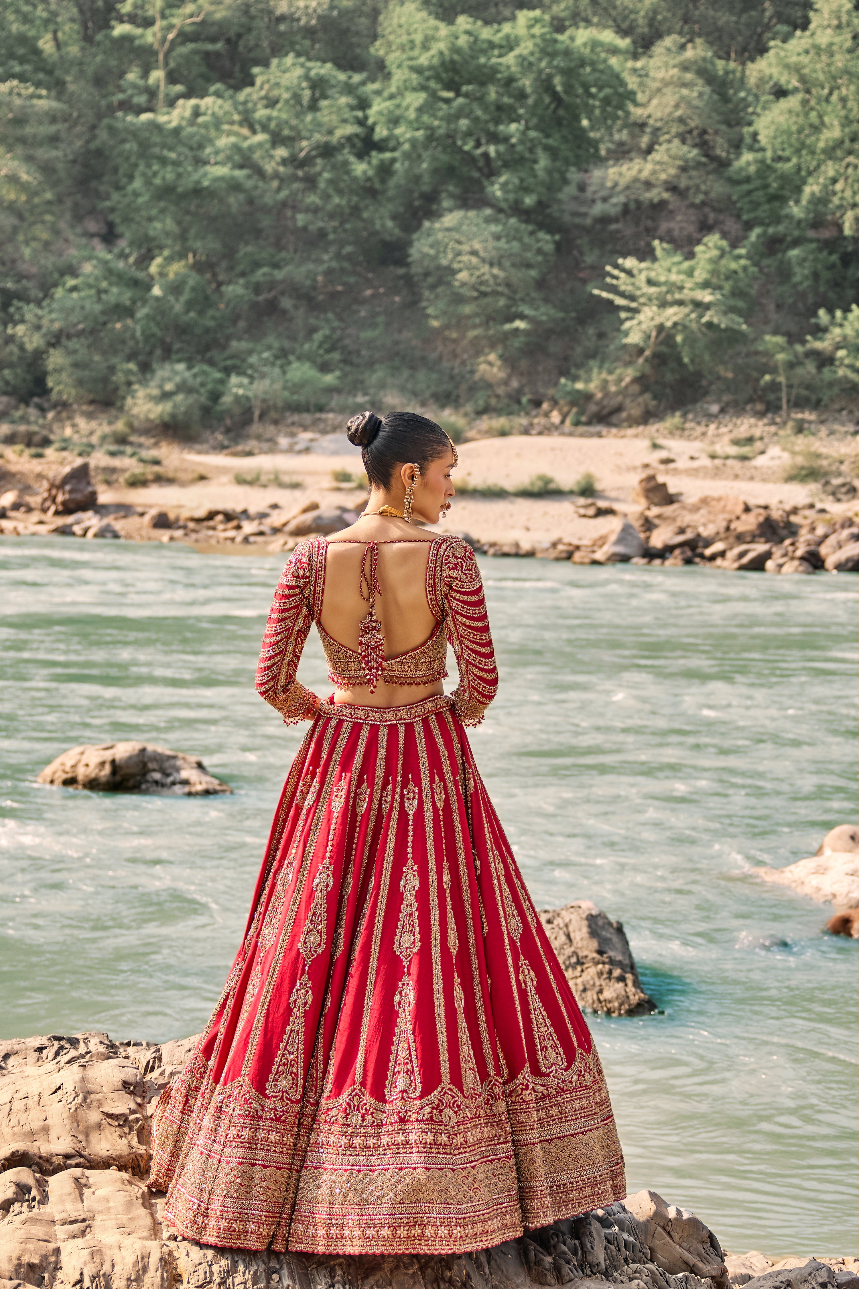 Regal Scarlet Lehenga