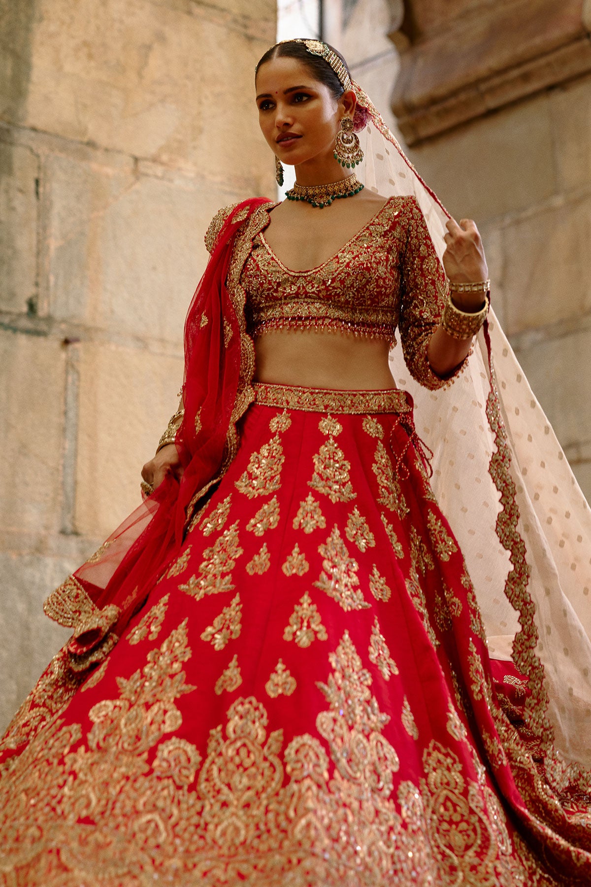 Red Lehenga Set