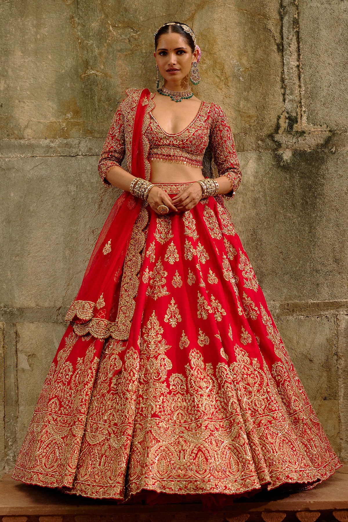 Red Lehenga Set