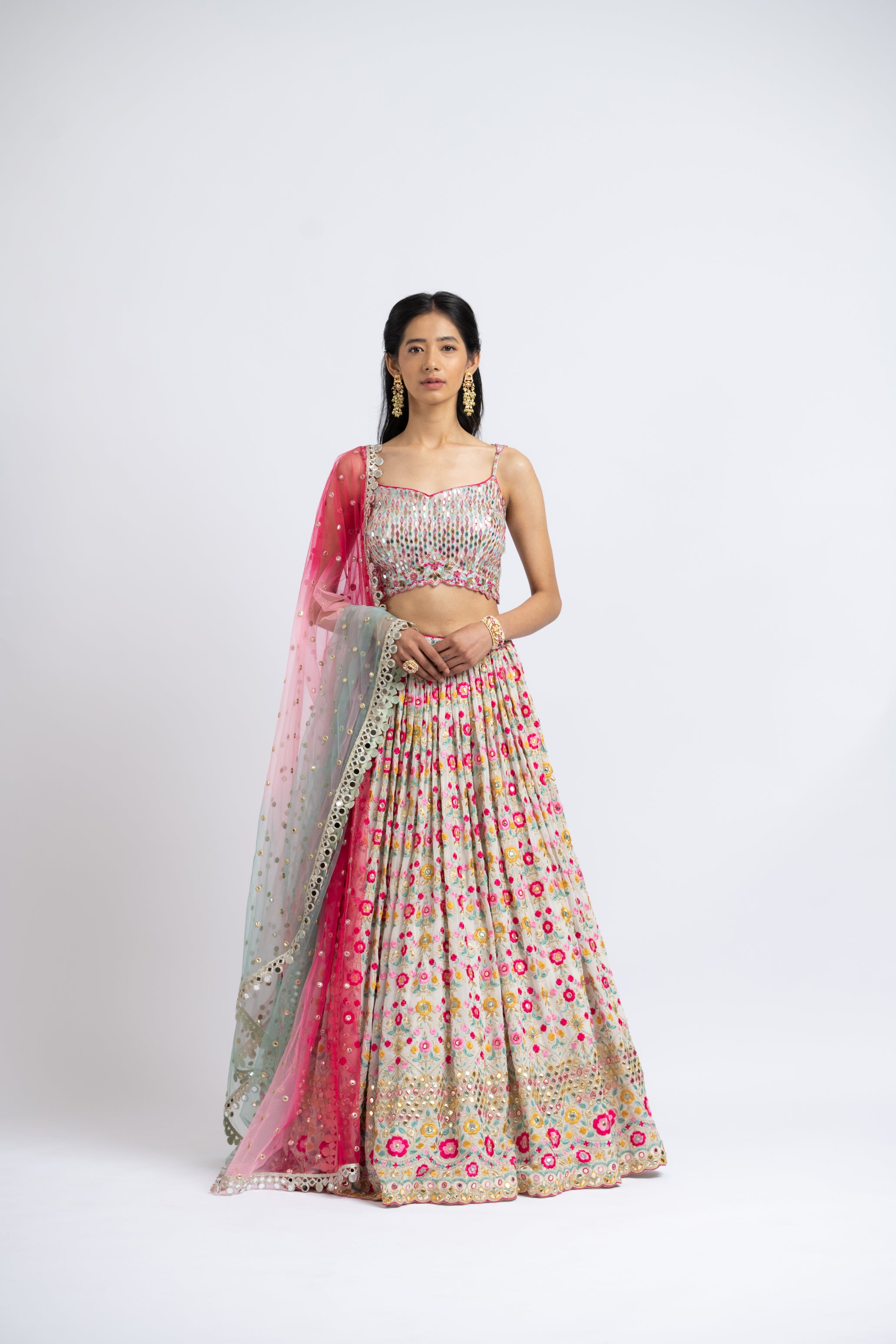 Ivory Lehenga Choli Set