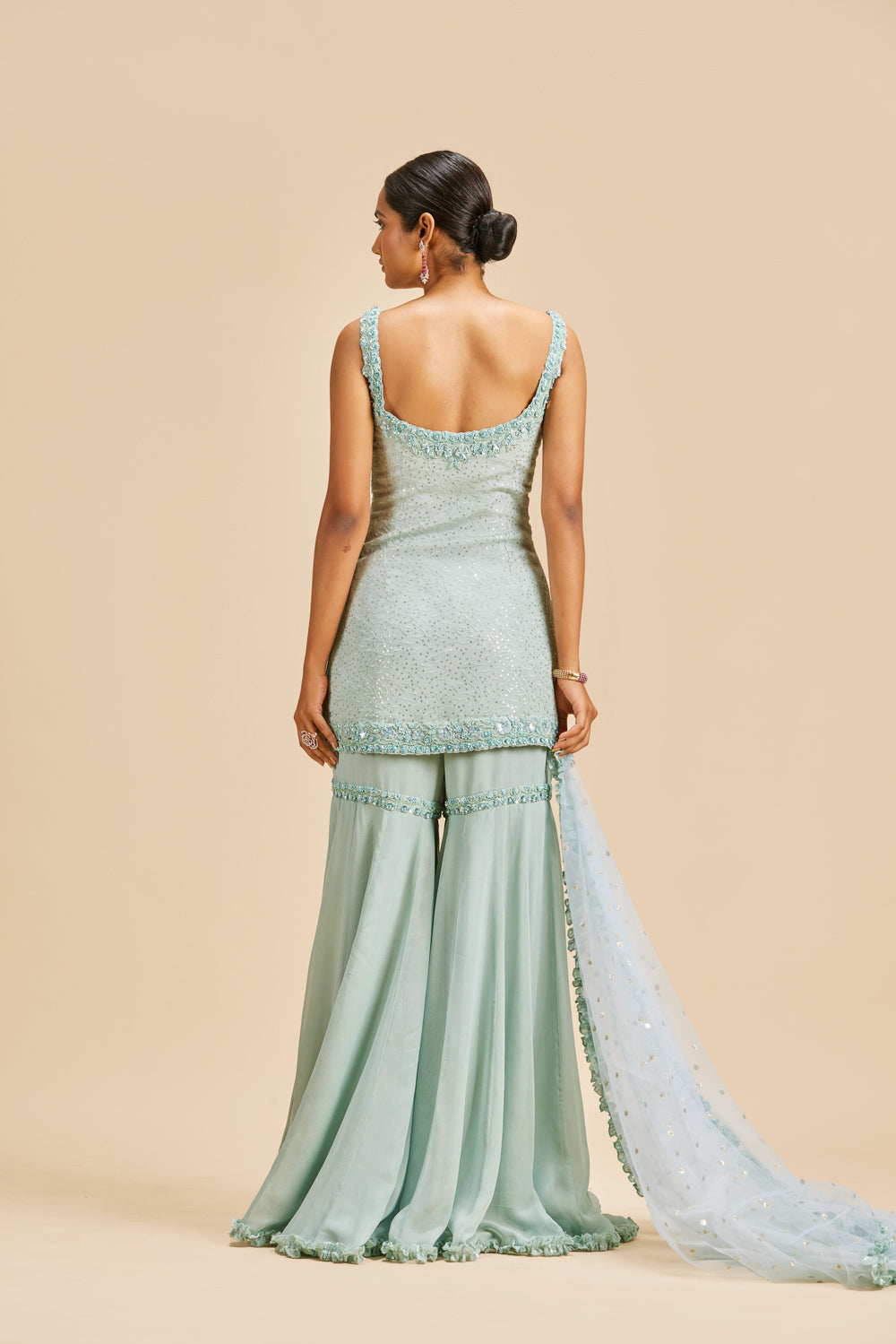 Sea Green Garara Set