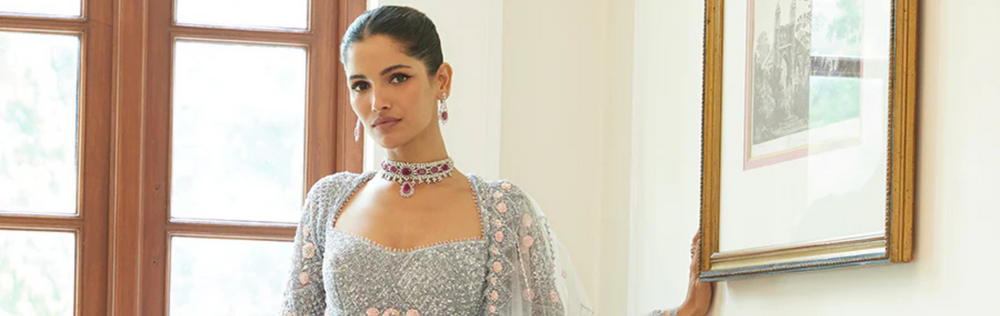 Celebrate the Night in Style: Cocktail Sangeet Dress by Nitika Gujral