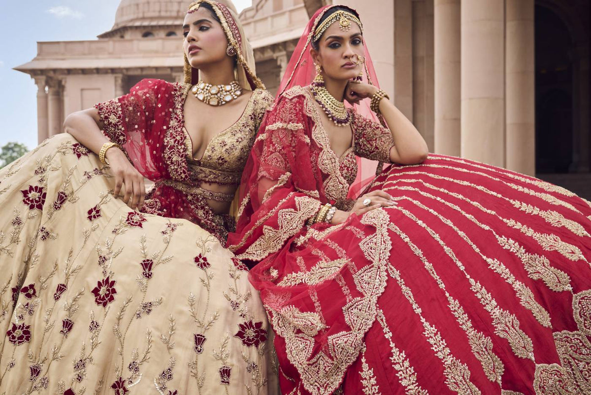 wedding dress designers in delhi Bride Guide: Wedding Shopping in Delhi  Icing & Glitter