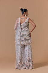 One Off Shouldered Sharara Set