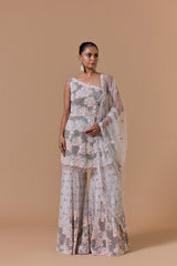 One Off Shouldered Sharara Set