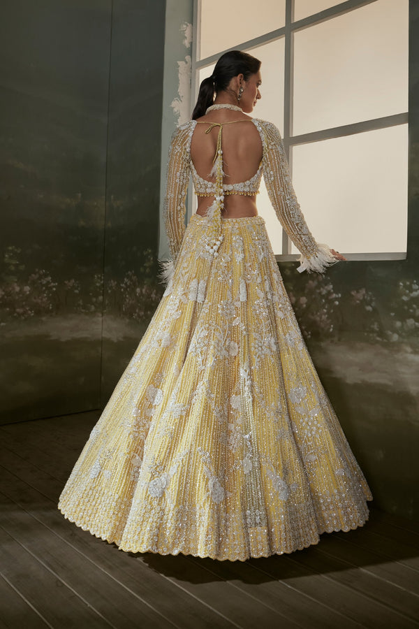 Yellow Lehenga Choli Set