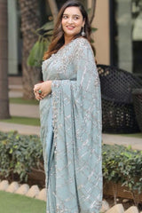 Apoorva Rampal in Jade Green Saree