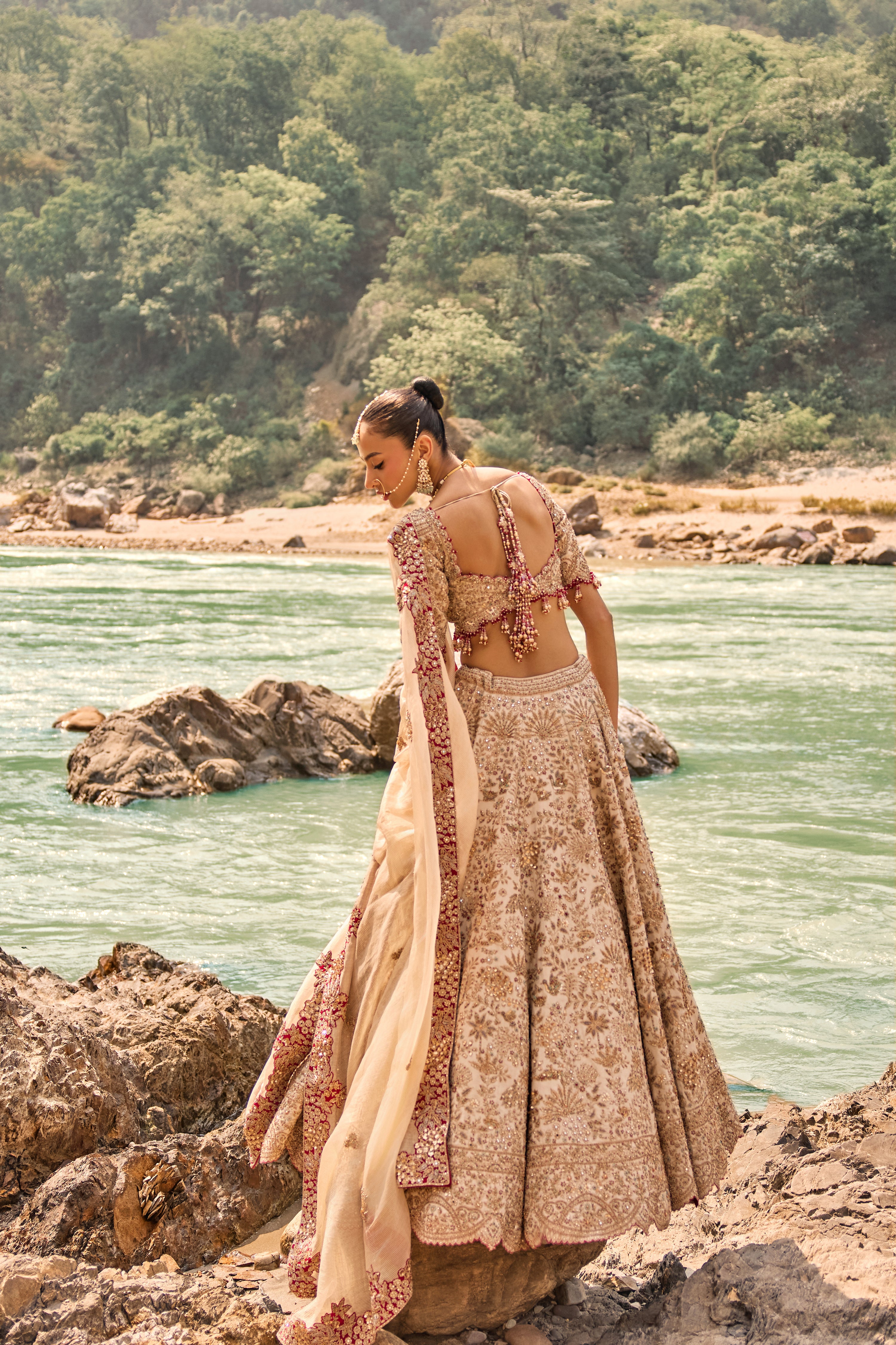 Scarlet Heirloom Lehenga