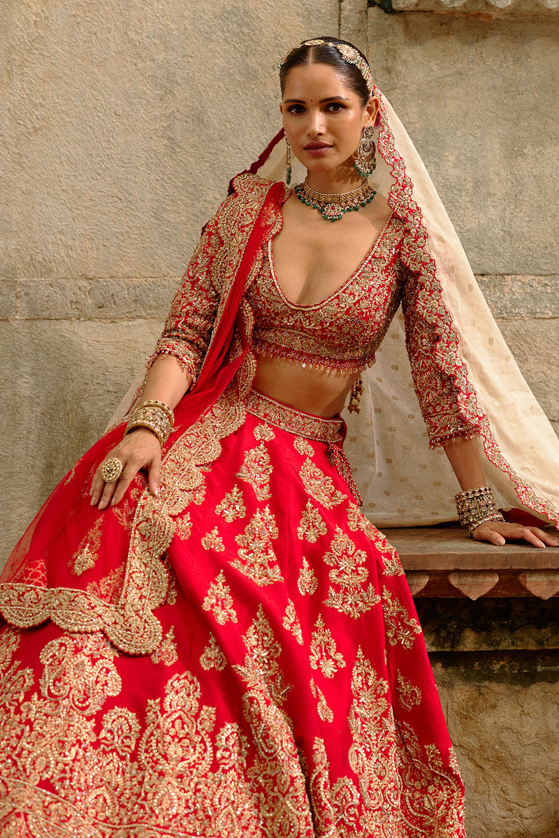 Red Lehenga Set