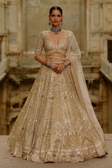 Gold Lehenga Set
