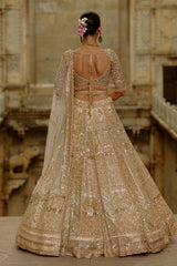 Gold Lehenga Set