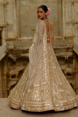 Gold Lehenga Set