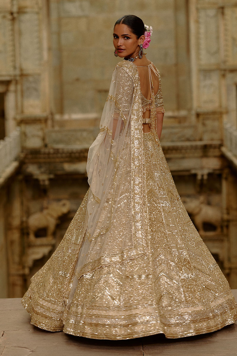 Gold Lehenga Set