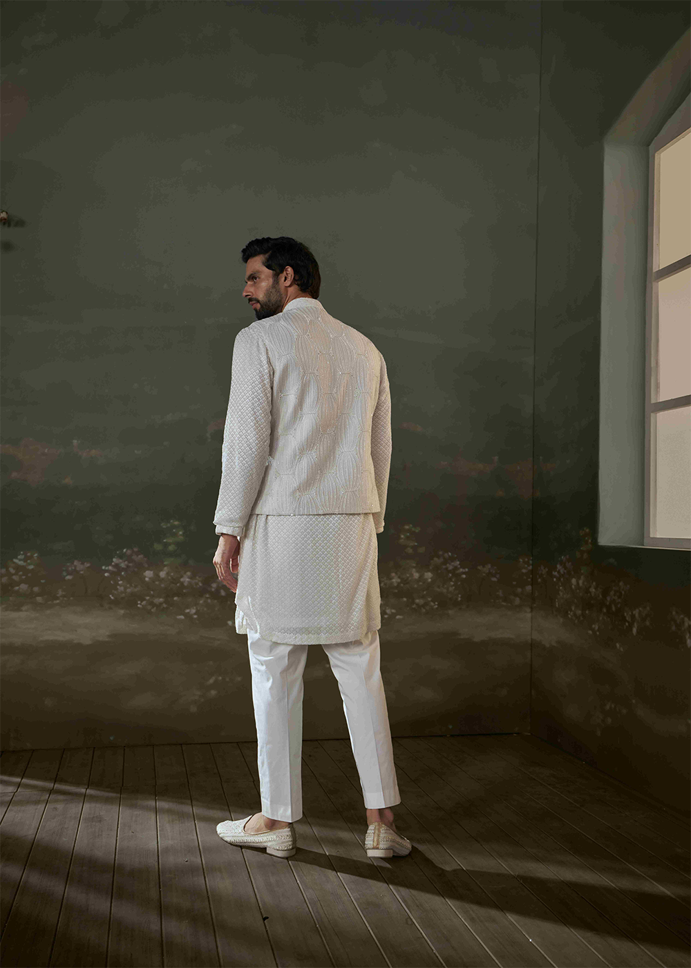Kurta Pant Jacket Set