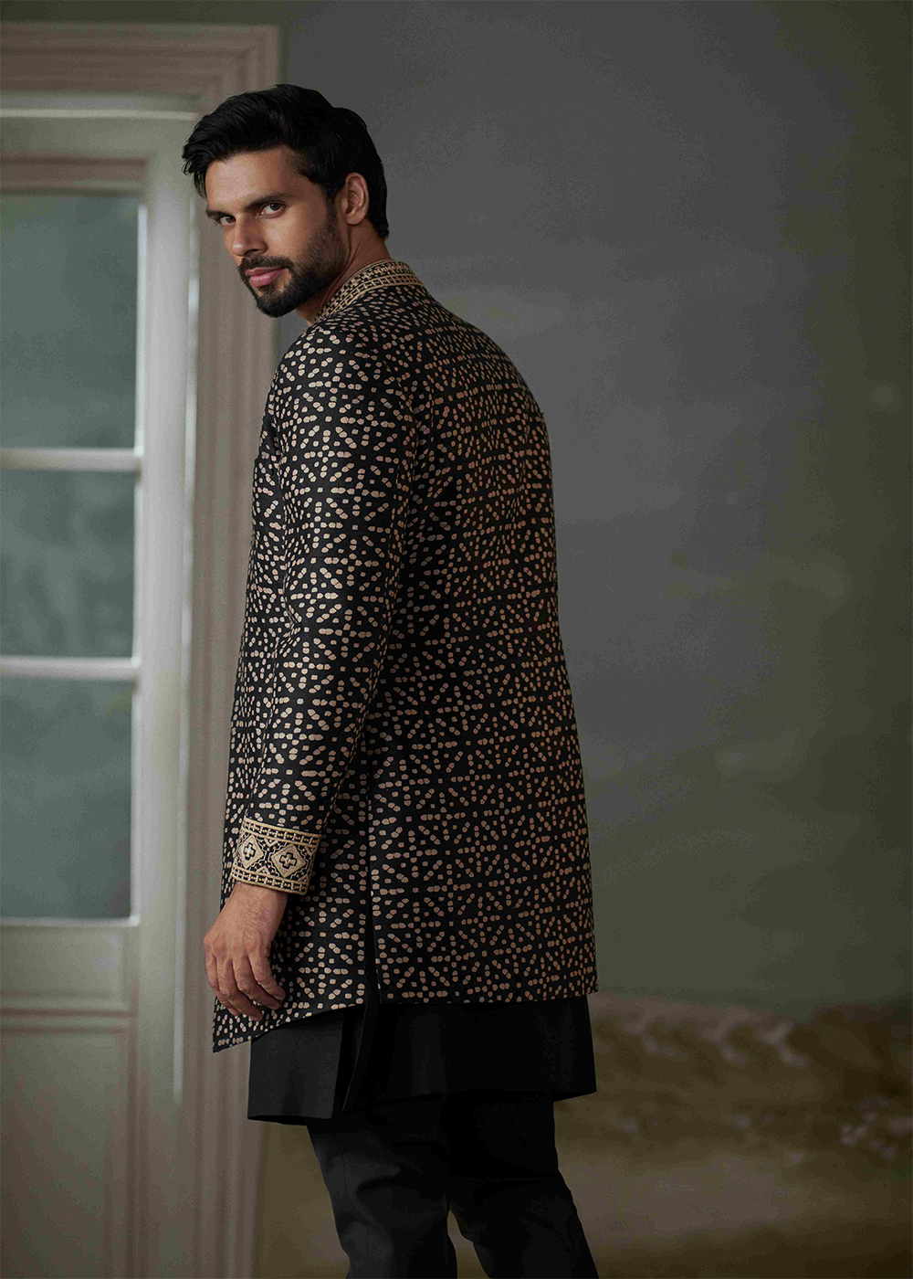 Achkan Kurta Trouser Set