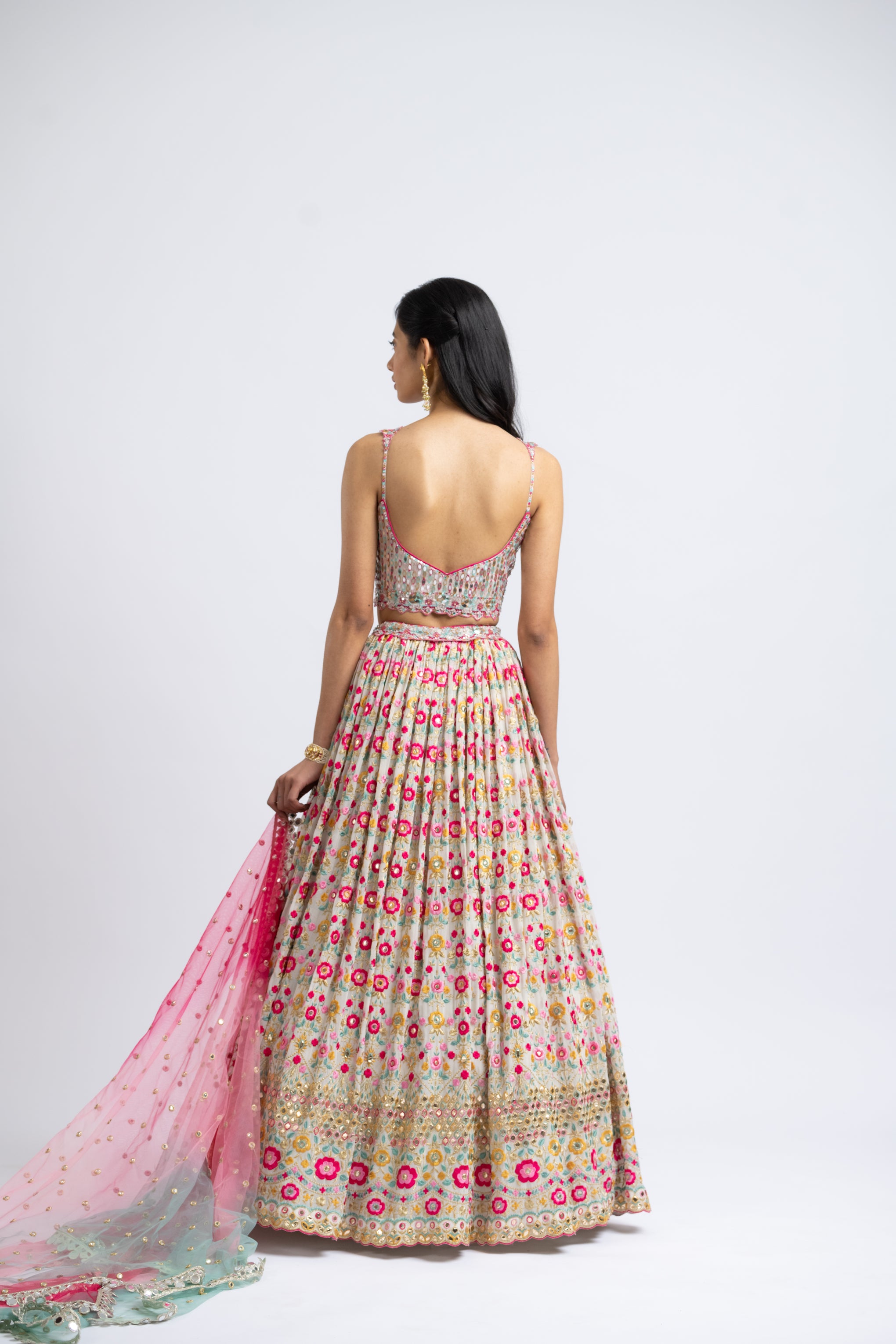 Ivory Lehenga Choli Set